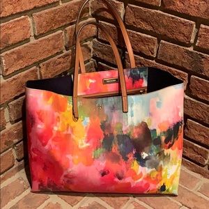 Tory Burch Kerrington Watercolor Floral Tote